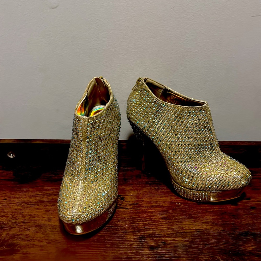 Sparkling Gold Women's Heels